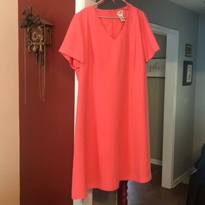 Coral Liz baker dress size 18 w